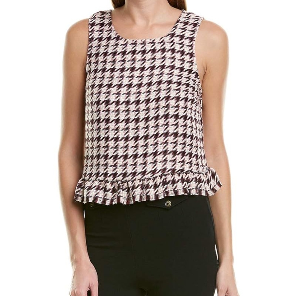 BCBGeneration Houndstooth Peplum